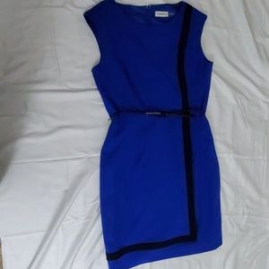 Calvin Klein royal and black dress